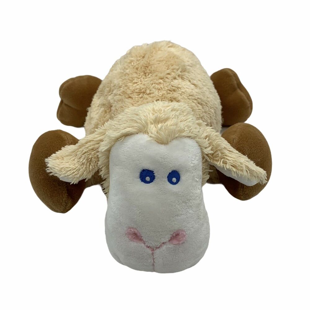 Tesco Floppy Cream Sheep Large 12” Soft Stuffed Animal Plush Lovey UK
